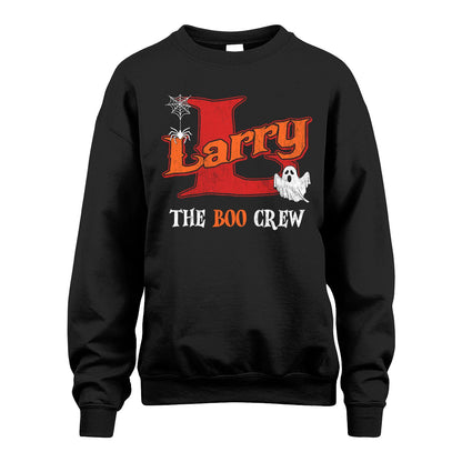 The Boo Crew Halloween Custom Name Shirt LARRY M1-22