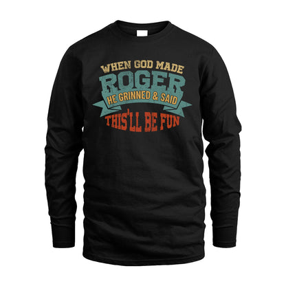 The Man The Myth The Legend Sporty Shirt ROGER M1-15