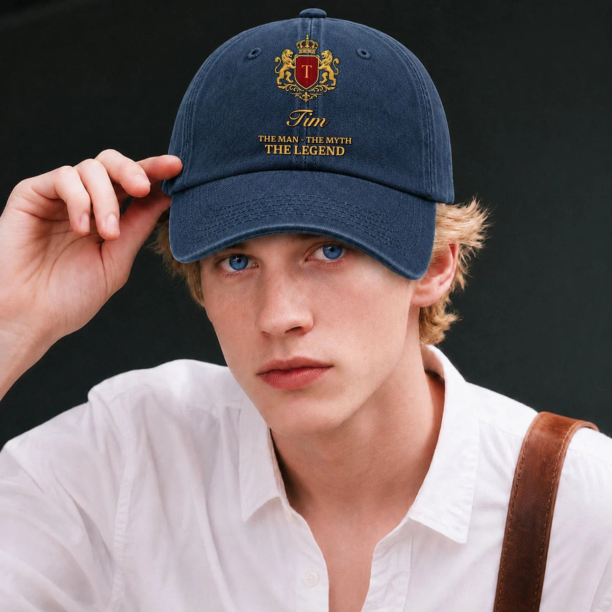 The Man The Myth The Legend Royal Blue Cap TIM 13K1 C49PF