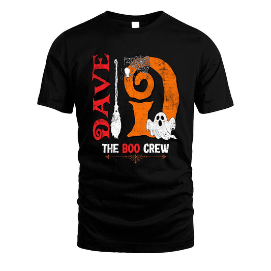The Boo Crew Halloween With Your Name Shirt DAVE M1-23