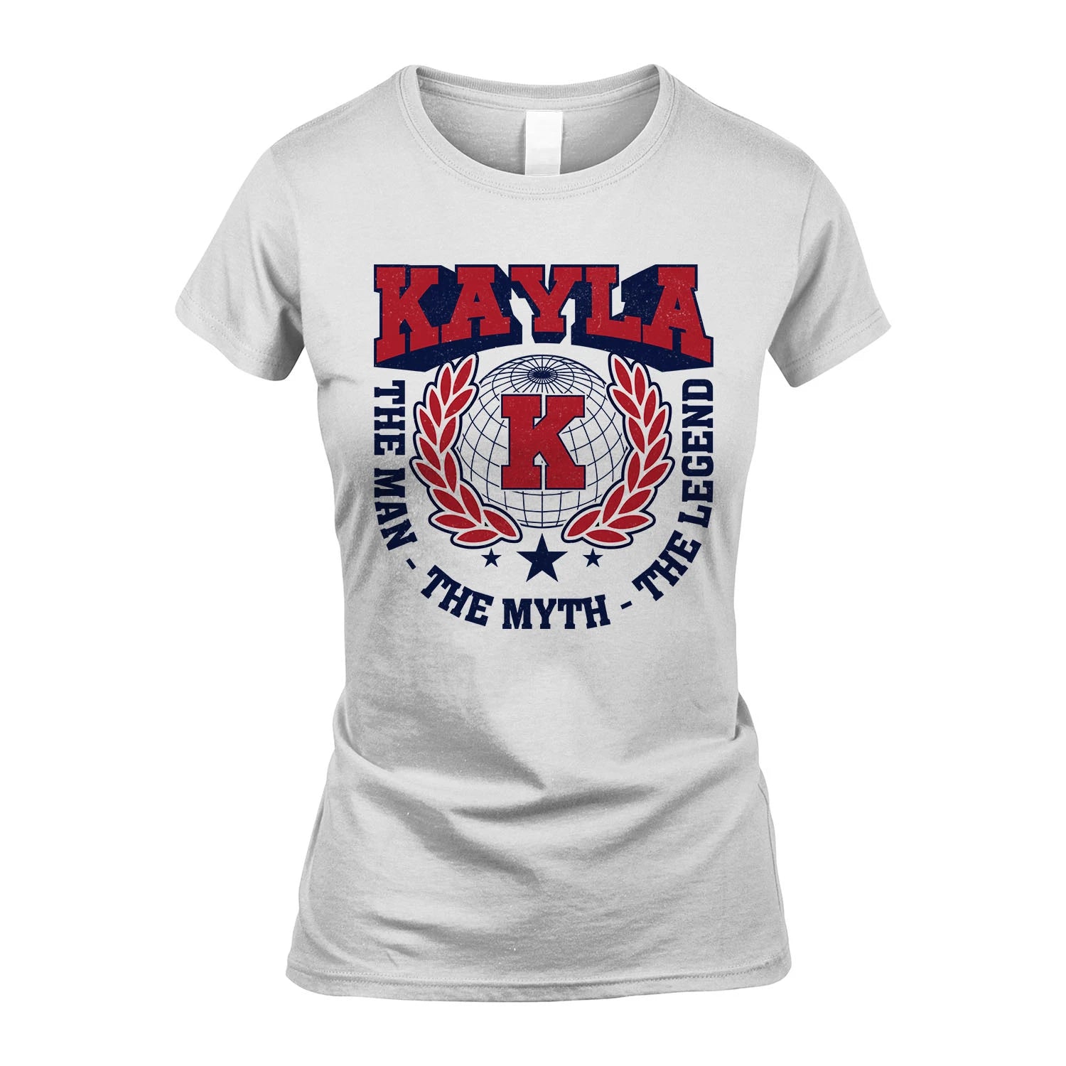 The Man The Myth The Legend Logo Shirt KAYLA M1-30