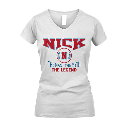 The Man The Myth The Legend Jet Style Shirt NICK M1-9