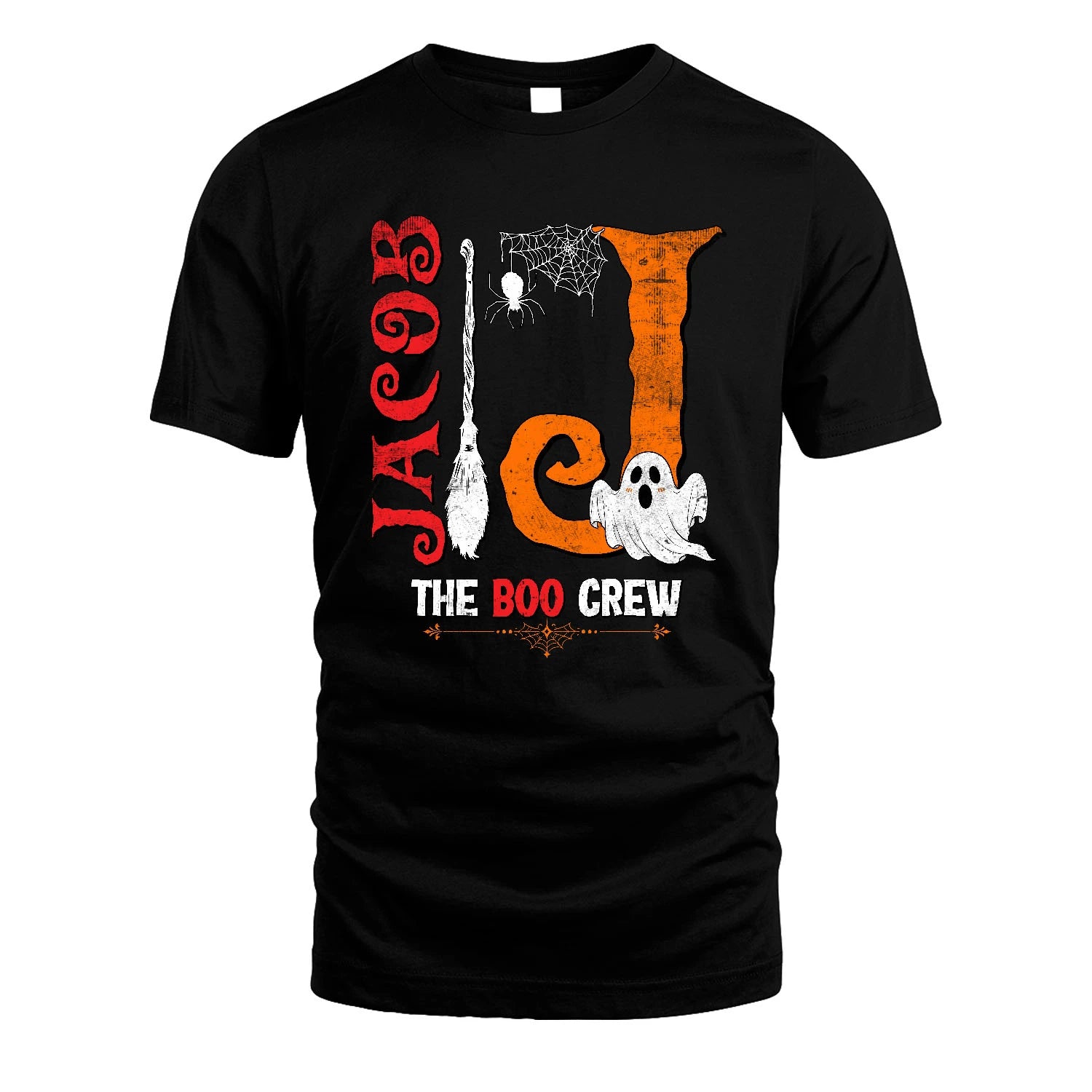 The Boo Crew Halloween With Your Name Shirt JACOB M1-23