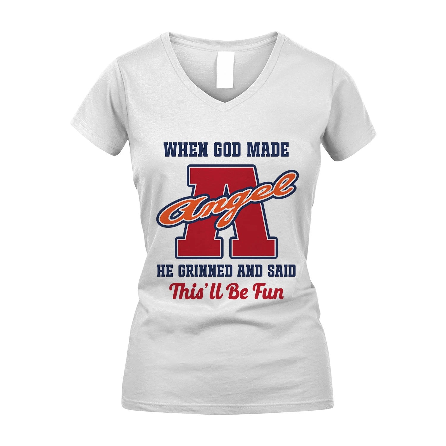 God Made Your Name Custom Shirt ANGEL M1-16