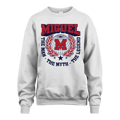 The Man The Myth The Legend Logo Shirt MIGUEL M1-30