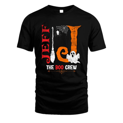 The Boo Crew Halloween With Your Name Shirt JEFF M1-23