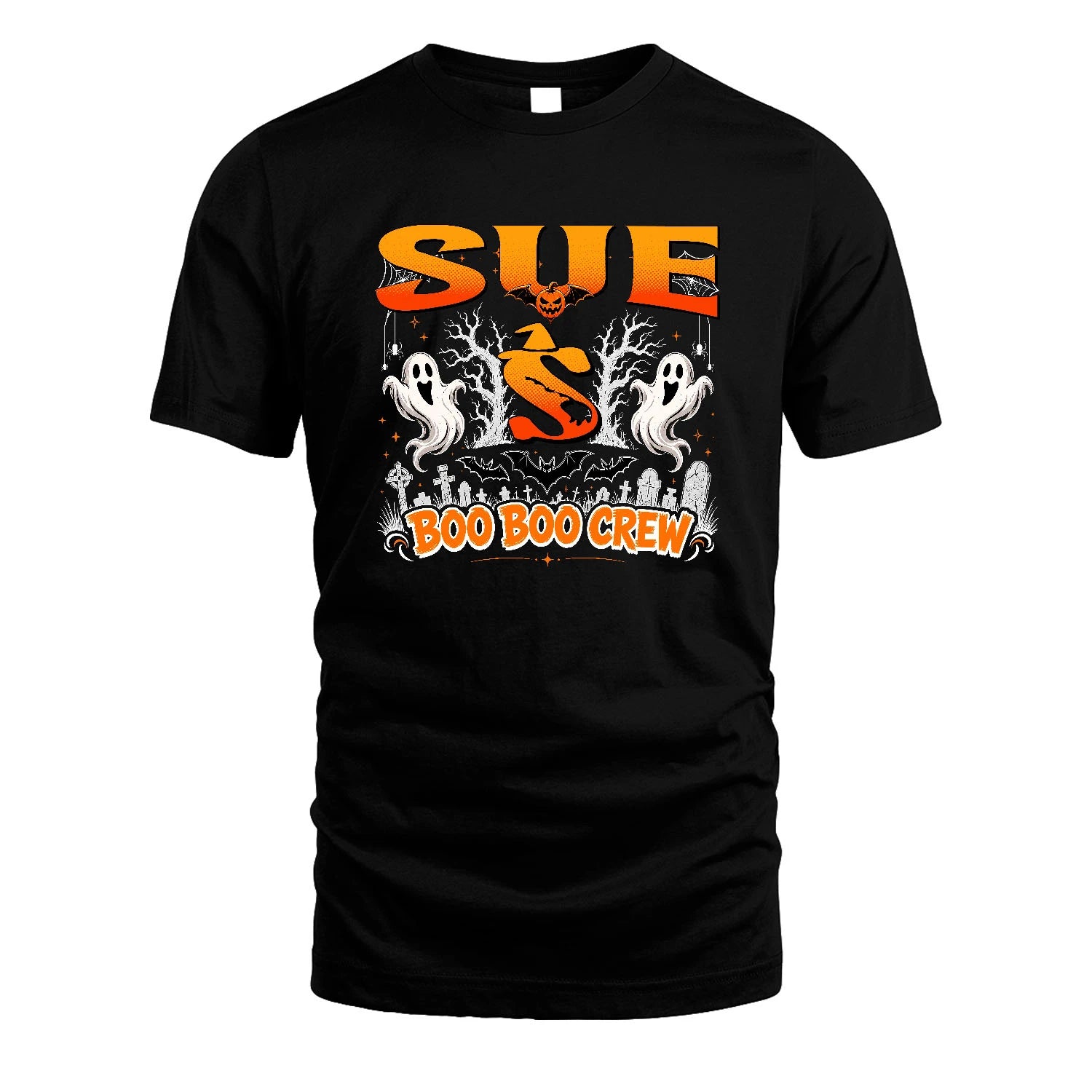 Boo Boo Crew Halloween Custom Name Shirt SUE M1-28