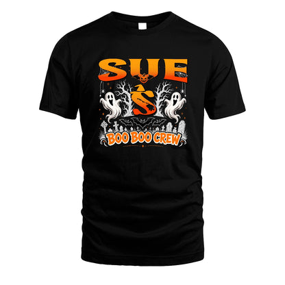 Boo Boo Crew Halloween Custom Name Shirt SUE M1-28