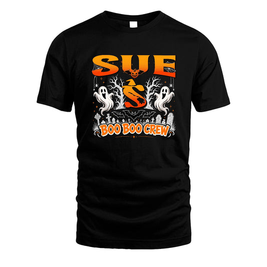 Boo Boo Crew Halloween Custom Name Shirt SUE M1-28