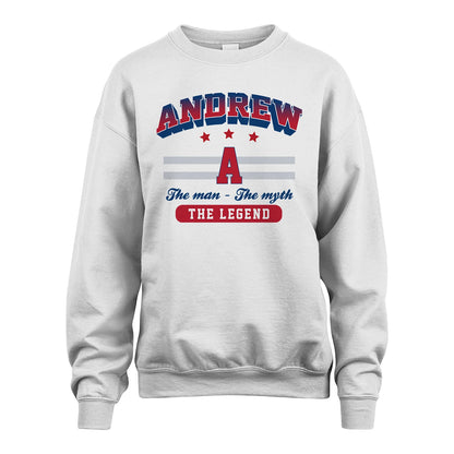 The Man The Myth The Legend With Your Name Shirt ANDREW M1-35