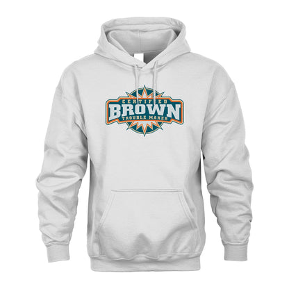 Certified Your Name Trouble Maker Shirt BROWN M1-36