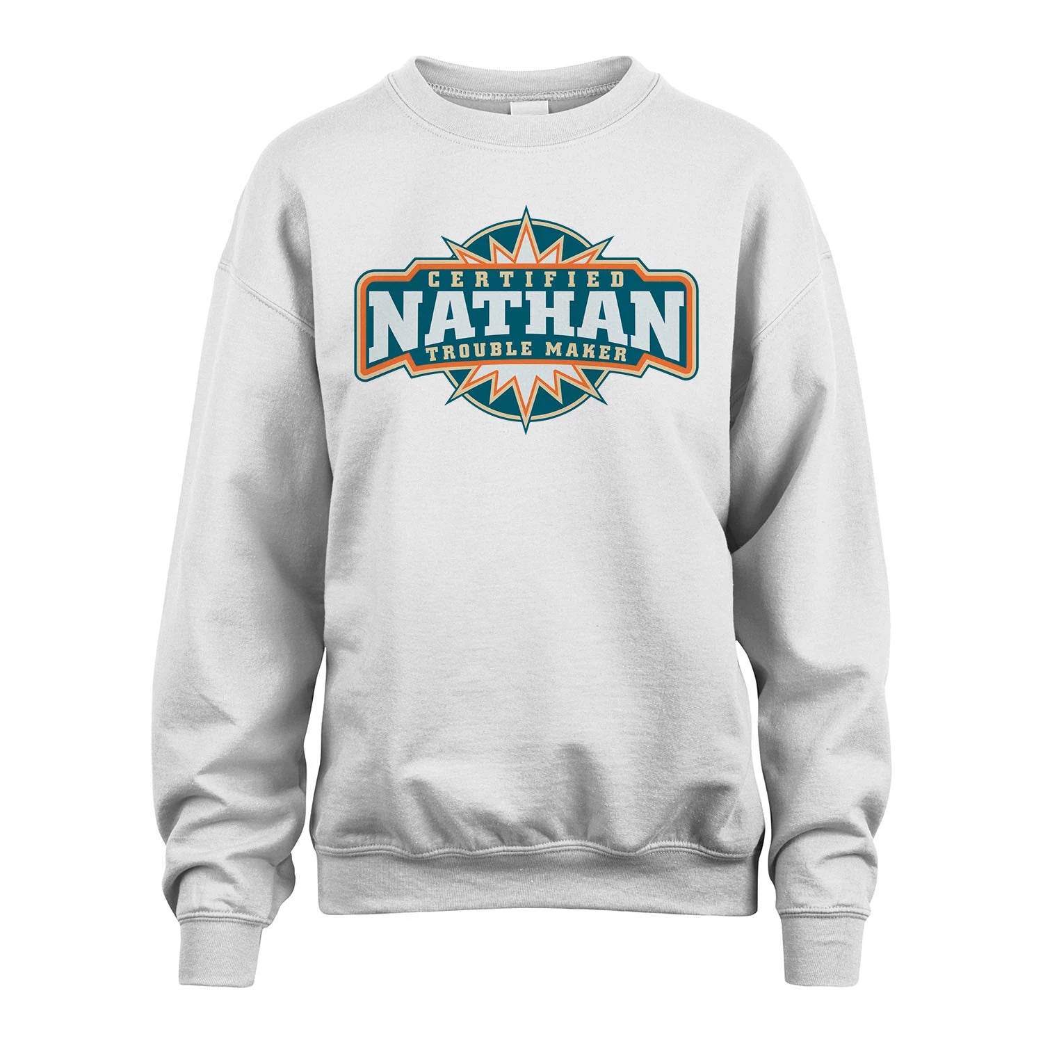 Certified Your Name Trouble Maker Shirt NATHAN M1-36