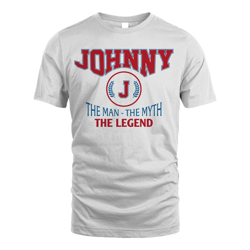 The Man The Myth The Legend Jet Style Shirt JOHNNY M1-9