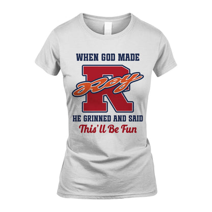 God Made Your Name Custom Shirt ROY M1-16