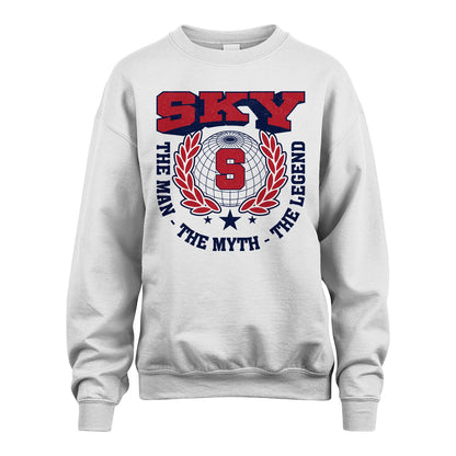 The Man The Myth The Legend Logo Shirt SKY M1-30