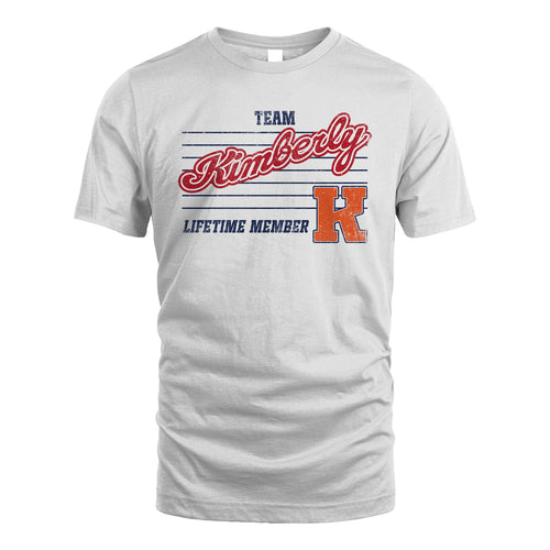 Team Your Name Lifetime Member Vintage Shirt KIMBERLY M1-24
