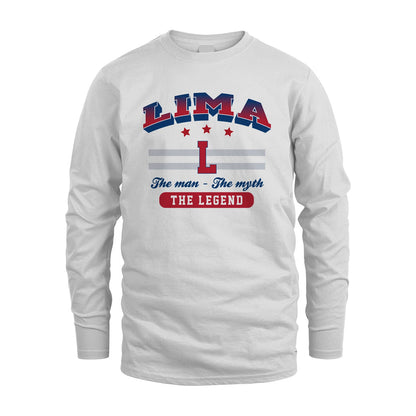 The Man The Myth The Legend With Your Name Shirt LIMA M1-35
