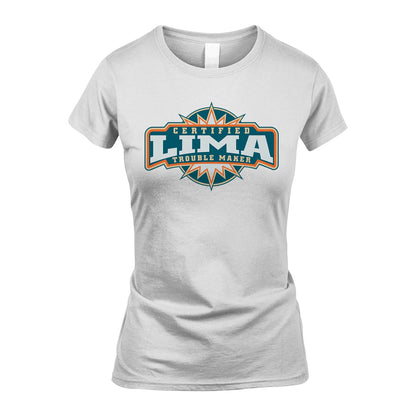 Certified Your Name Trouble Maker Shirt LIMA M1-36