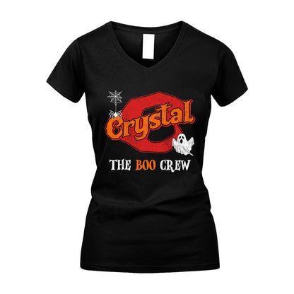 The Boo Crew Halloween Custom Name Shirt CRYSTAL M1-22