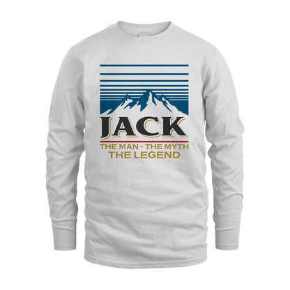 The Man The Myth The Legend Vintage Mountain Shirt JACK M1-19