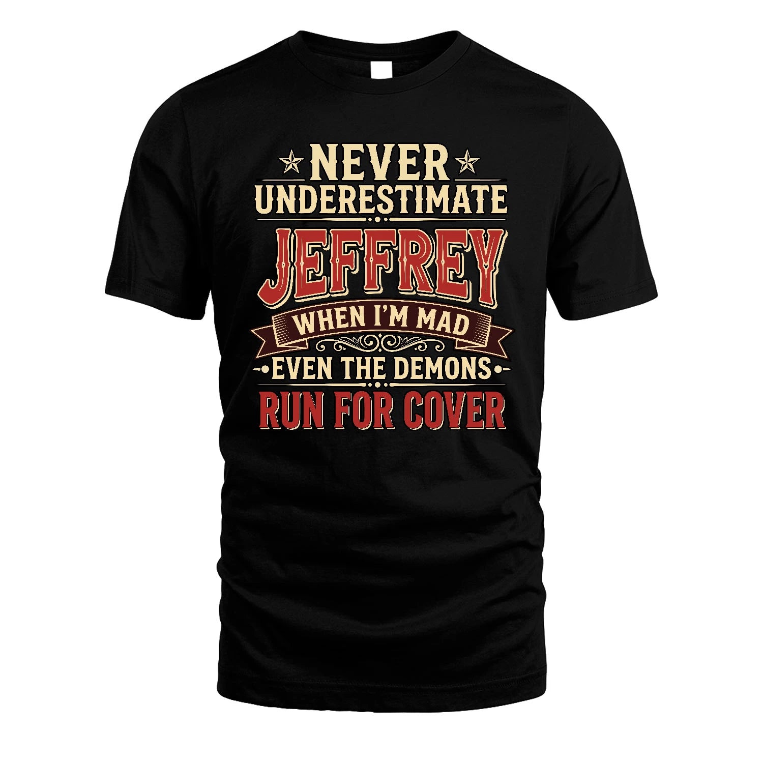Never Underestimate When I'm Mad Shirt JEFFREY M1-4