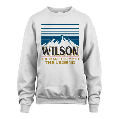The Man The Myth The Legend Vintage Mountain Shirt WILSON M1-19