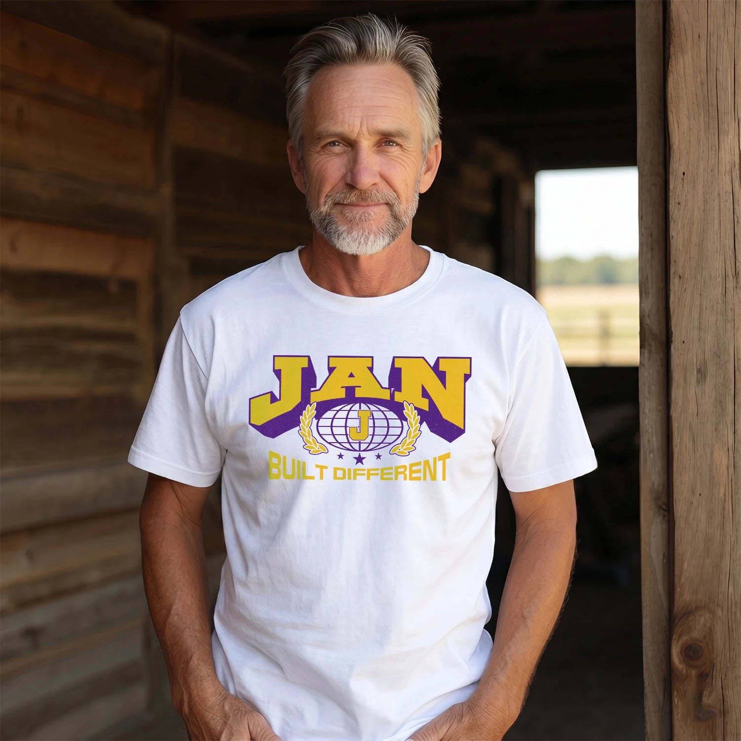 Your Name Built Different Sporty Shirt JAN M1-32