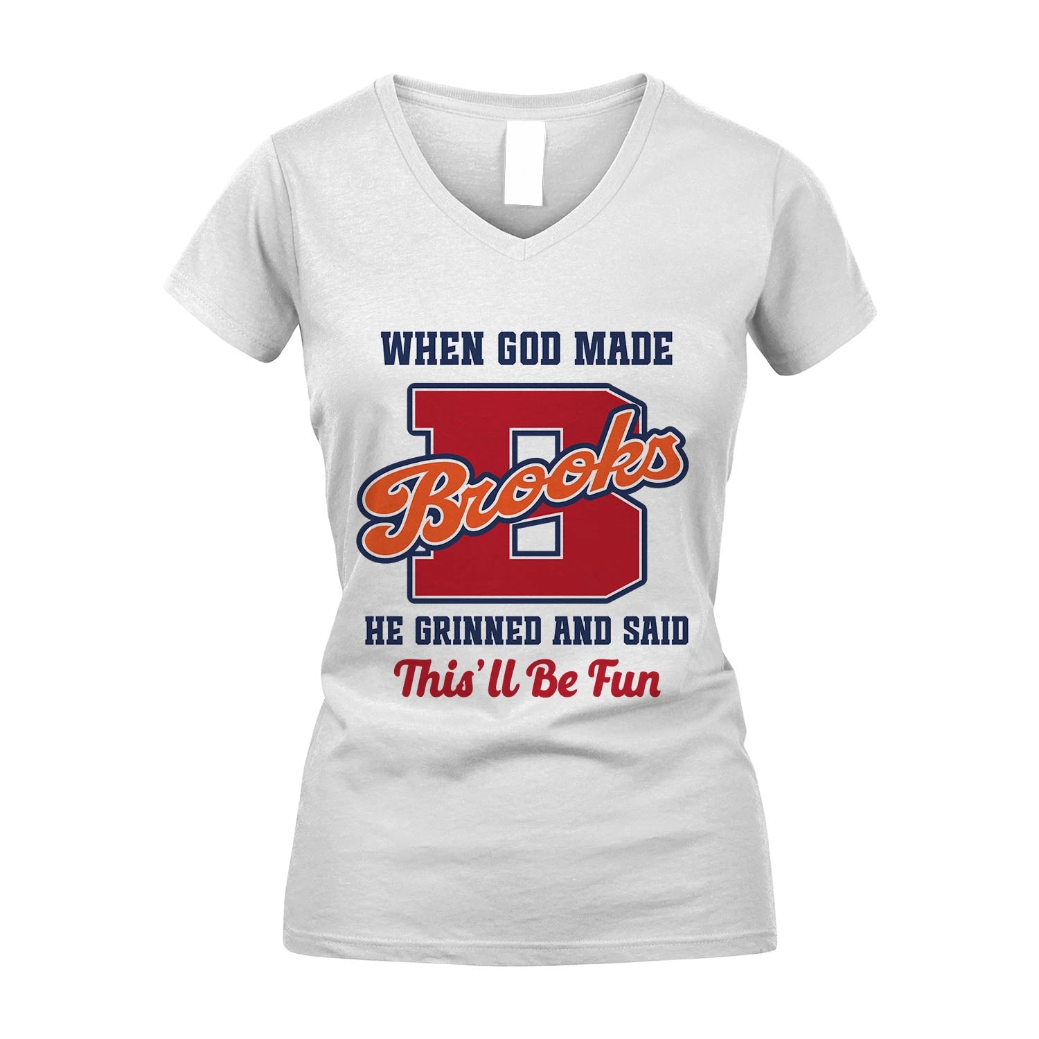 God Made Your Name Custom Shirt BROOKS M1-16
