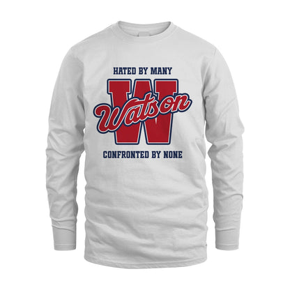 Hated By Many Confronted By None Personalized Name Shirt WATSON M1-8