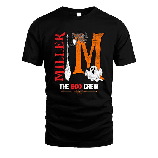 The Boo Crew Halloween With Your Name Shirt MILLER M1-23