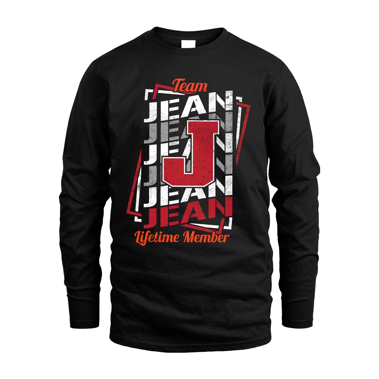 Team Your Name Lifetime Member Sporty Shirt JEAN M1-25