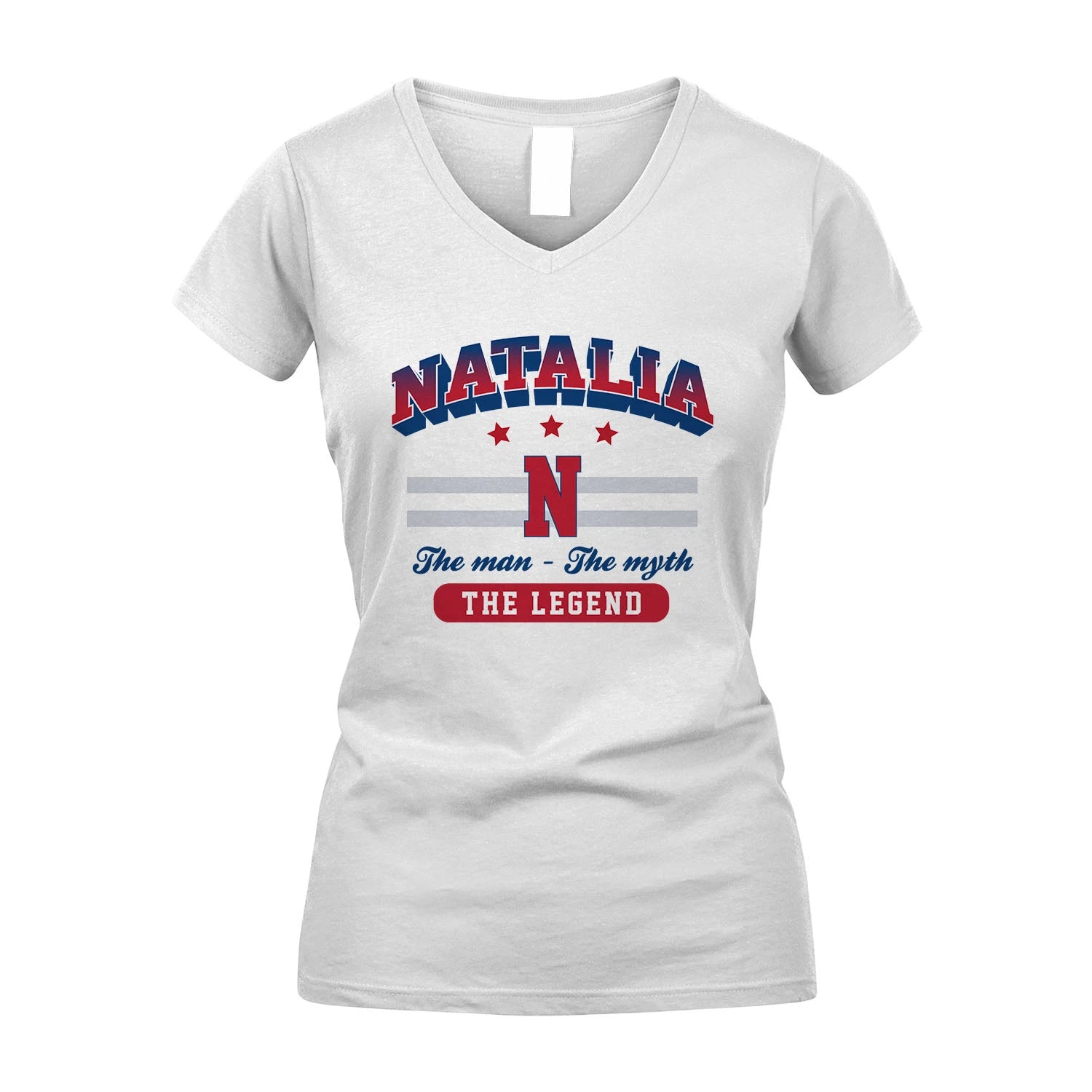 The Man The Myth The Legend With Your Name Shirt NATALIA M1-35