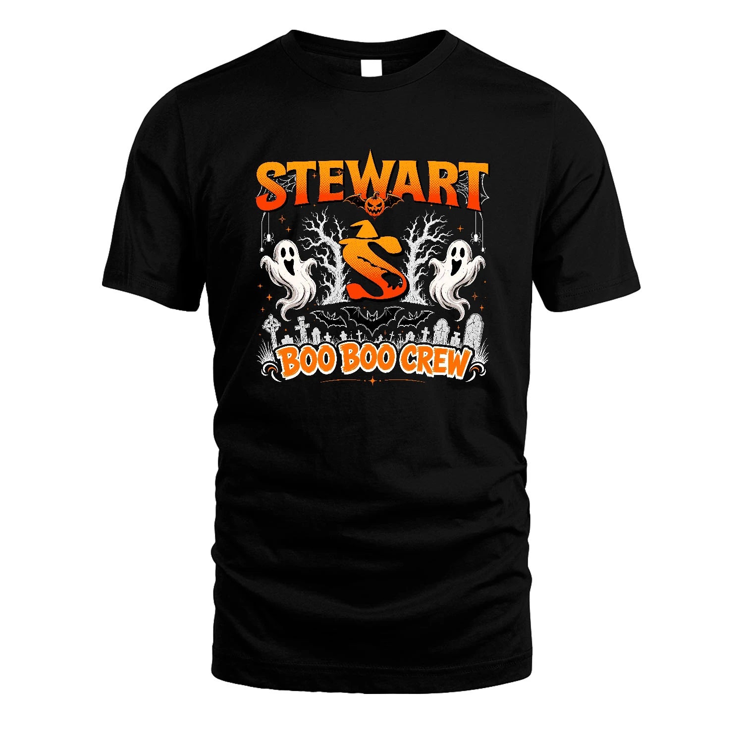 Boo Boo Crew Halloween Custom Name Shirt STEWART M1-28