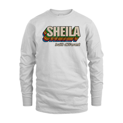 Your Name Built Different Retro Shirt SHEILA M1-26