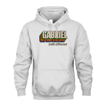 Your Name Built Different Retro Shirt GABRIEL M1-26