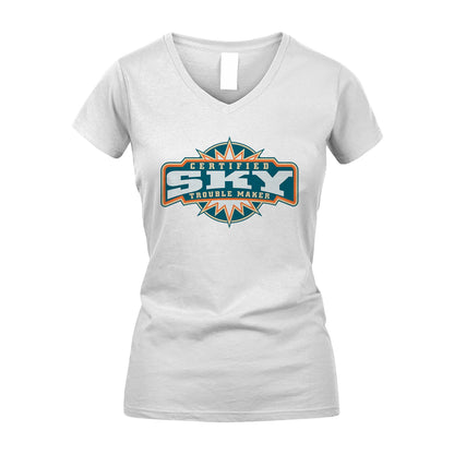 Certified Your Name Trouble Maker Shirt SKY M1-36