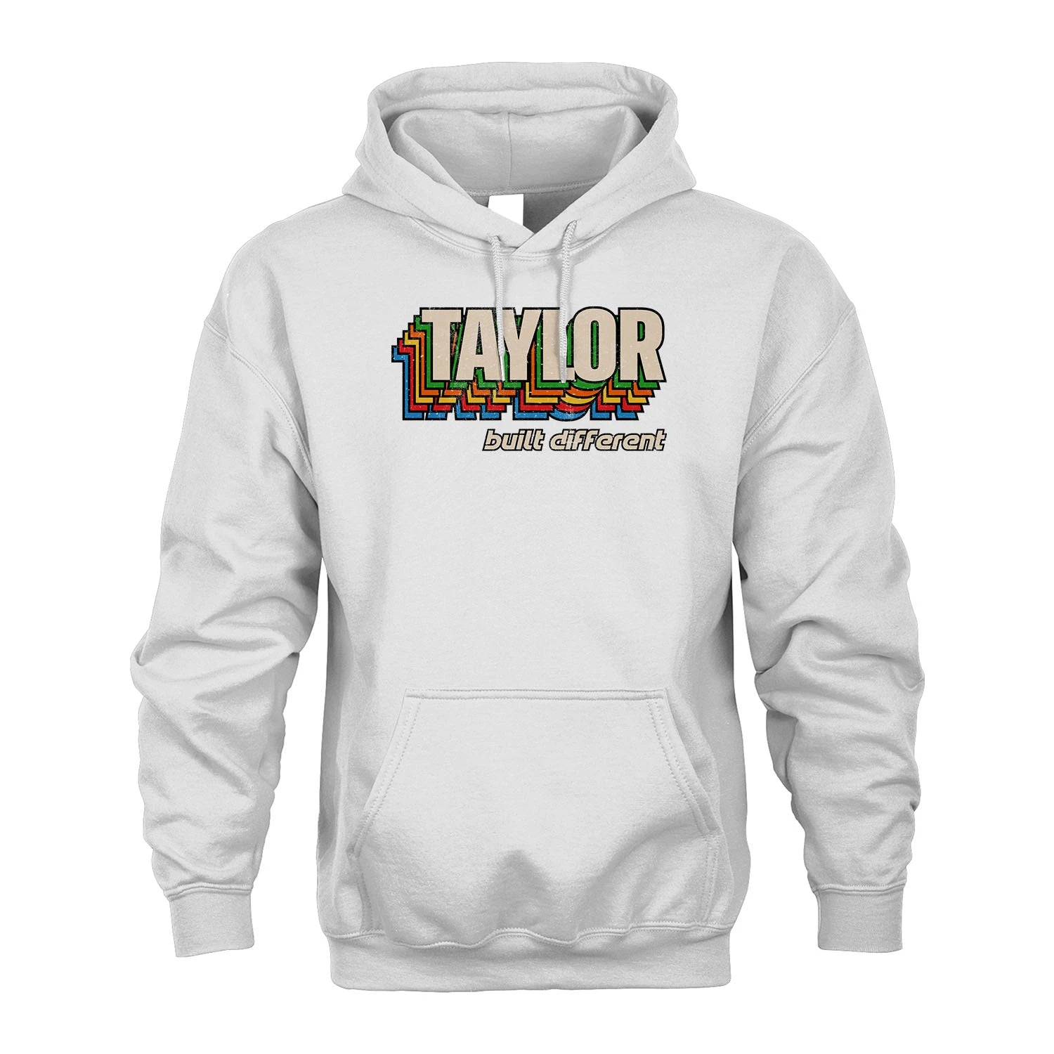 Your Name Built Different Retro Shirt TAYLOR M1-26