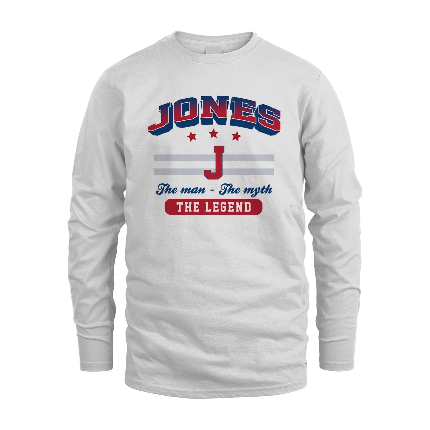 The Man The Myth The Legend With Your Name Shirt JONES M1-35