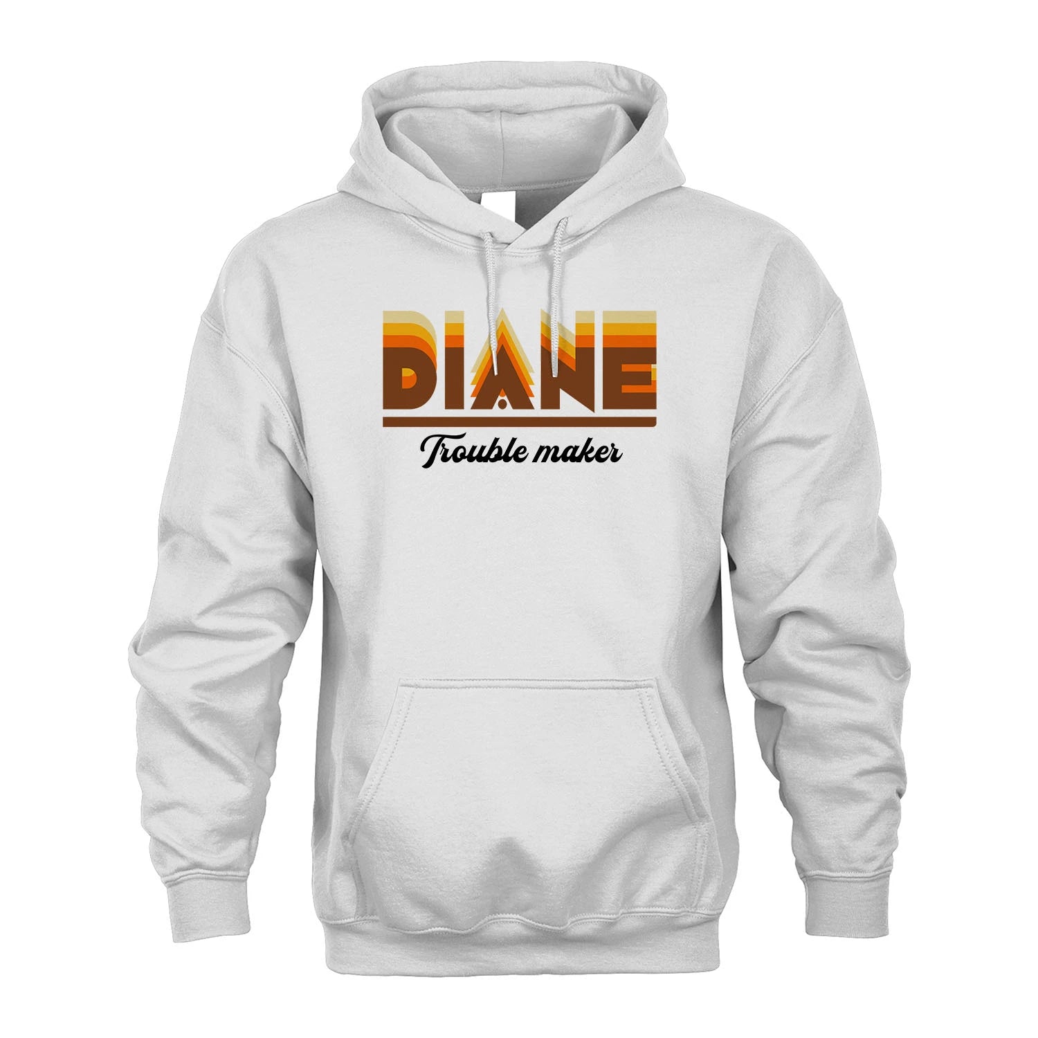 Your Name Trouble Maker Funny Shirt DIANE M1-34