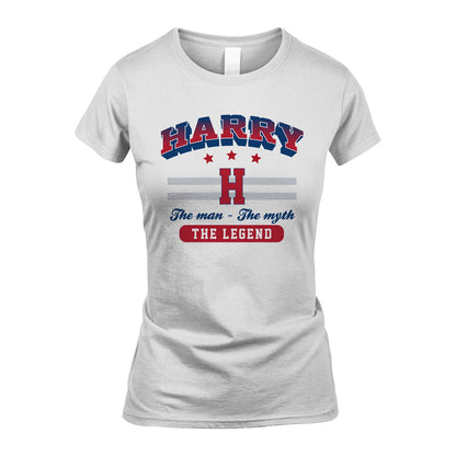 The Man The Myth The Legend With Your Name Shirt HARRY M1-35