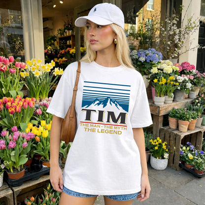 The Man The Myth The Legend Vintage Mountain Shirt TIM M1-19