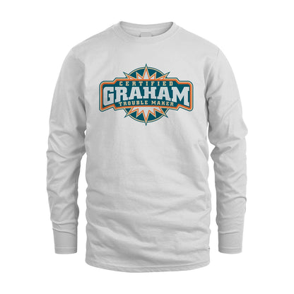 Certified Your Name Trouble Maker Shirt GRAHAM M1-36