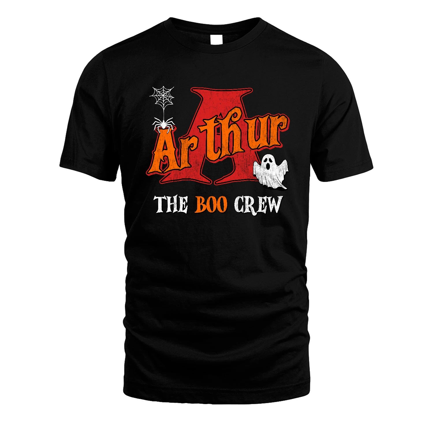 The Boo Crew Halloween Custom Name Shirt ARTHUR M1-22