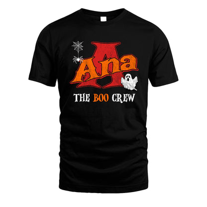 The Boo Crew Halloween Custom Name Shirt ANA M1-22