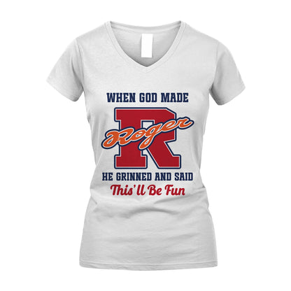 God Made Your Name Custom Shirt ROGER M1-16