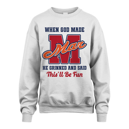 God Made Your Name Custom Shirt MAR M1-16