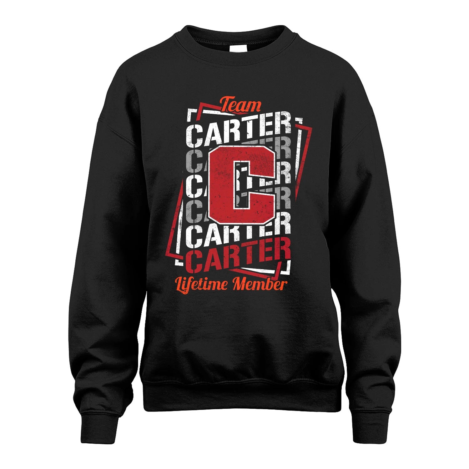 Team Your Name Lifetime Member Sporty Shirt CARTER M1-25