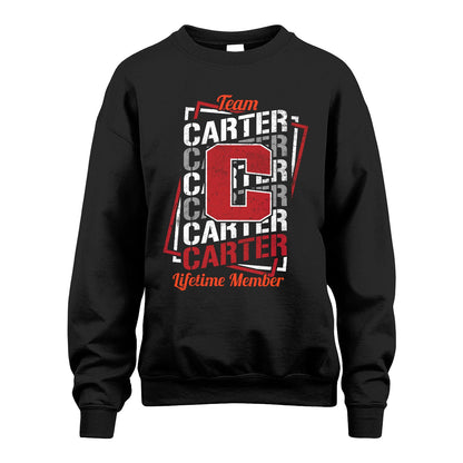 Team Your Name Lifetime Member Sporty Shirt CARTER M1-25