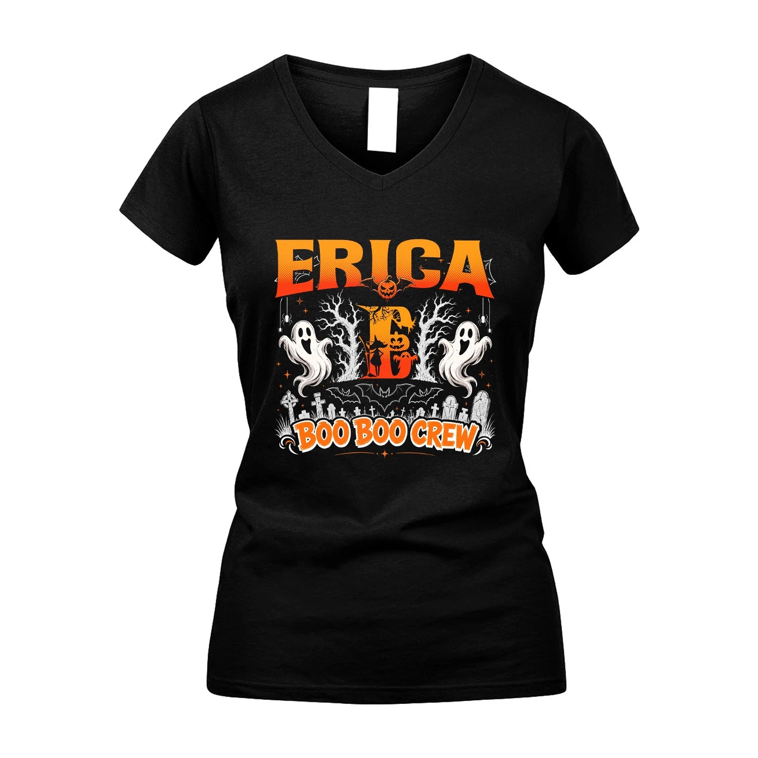 Boo Boo Crew Halloween Custom Name Shirt ERICA M1-28