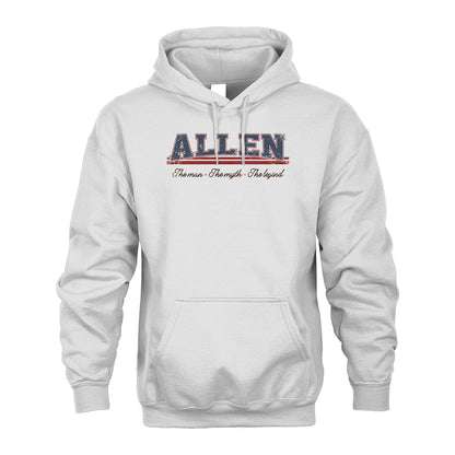 The Man The Myth The Legend Vintage Shirt ALLEN M1-6
